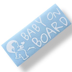 Naklejka na samochód „Baby on Board”