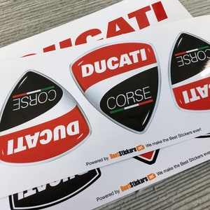 11pc Ducati Corse vinyl sticker stickers