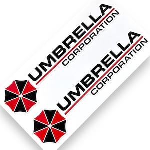Umbrella Corporation Resident Evil vinyl stickers decal