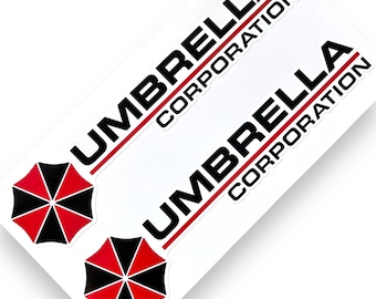 Umbrella Corporation Resident Evil vinyl stickers decal