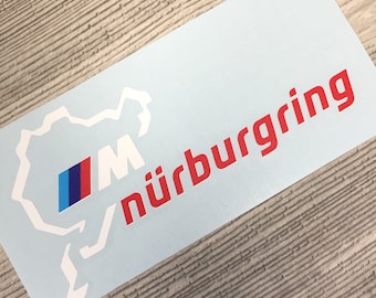 1x Nurburgring racing tuning sticker decal