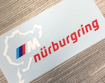 1x calcomanía de pegatina de afinación de carreras de Nurburgring