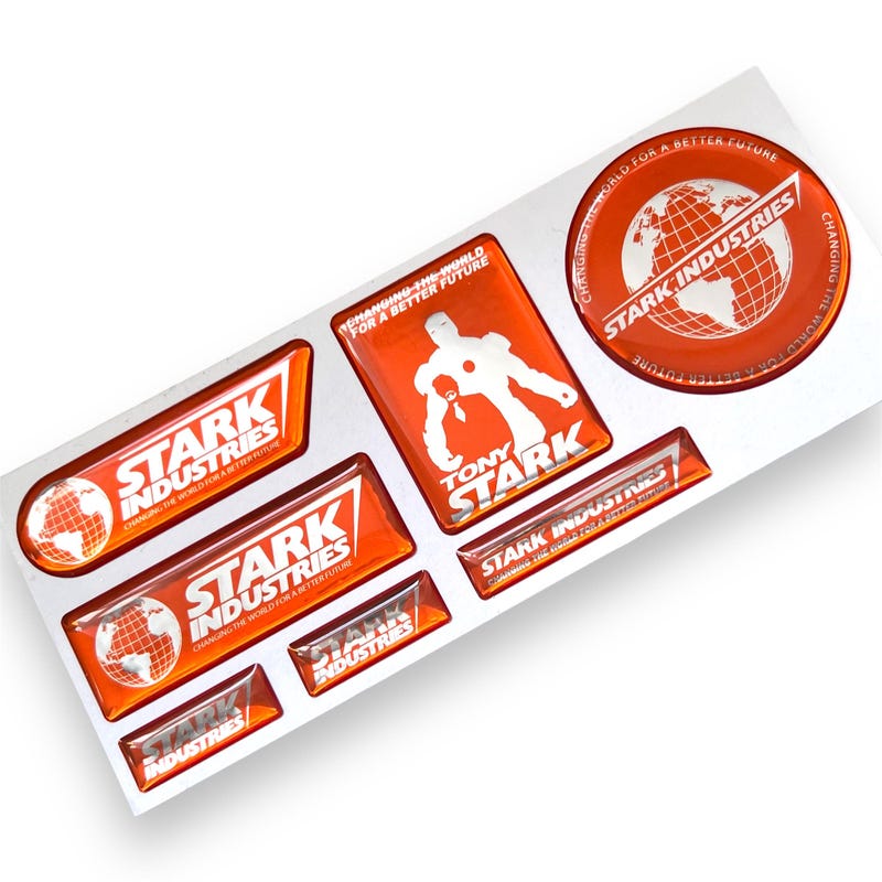 Stark Signature Sticker Stark Industries Decal - Etsy