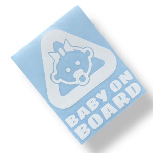Naklejka na samochód „Baby on Board”