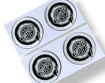 Calcomanías con emblema abovedado para llantas SRT6 Chrysler Crossfire (4 piezas)