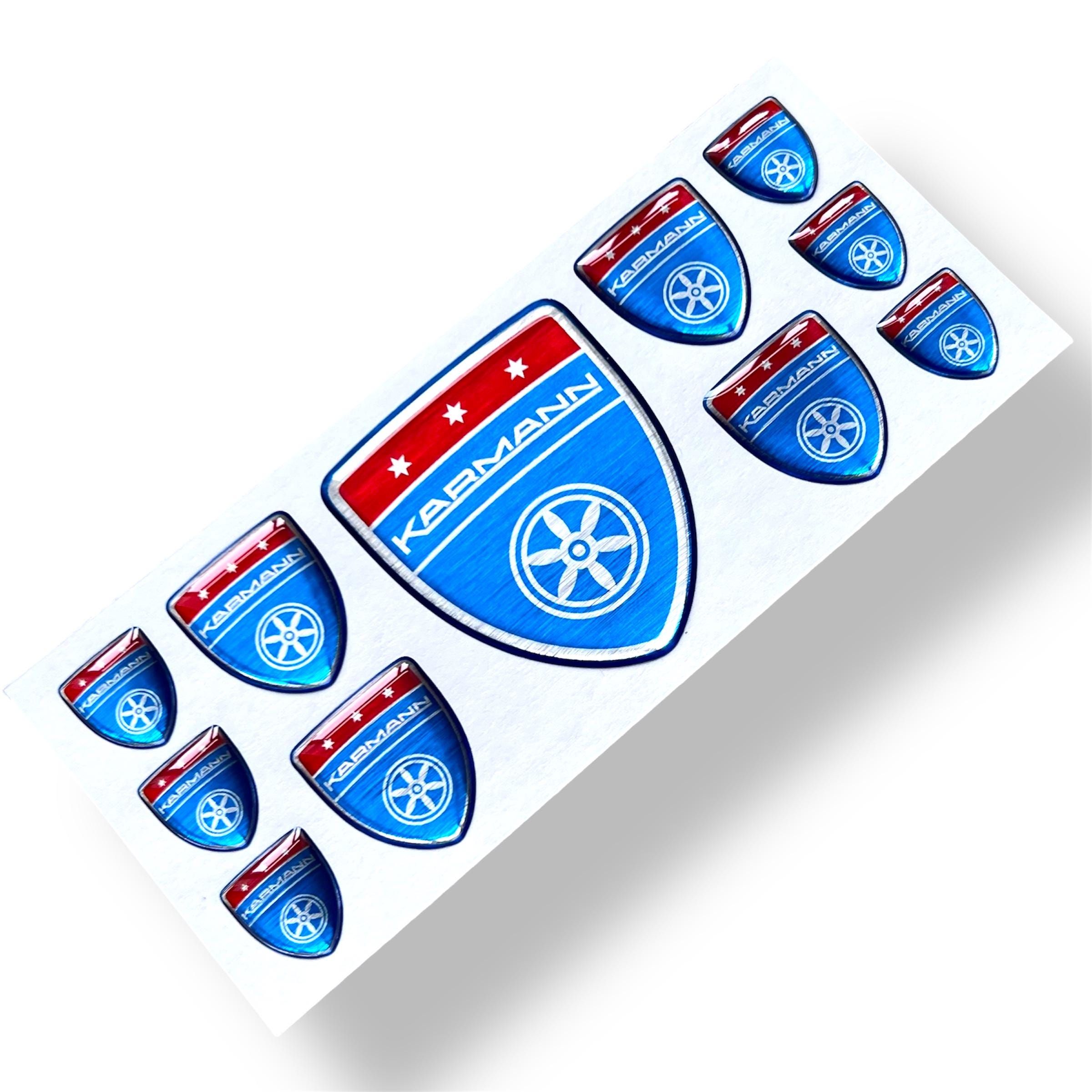 Adesivos e emblemas 3D com cúpula Chrysler Crossfire Karmann SRT