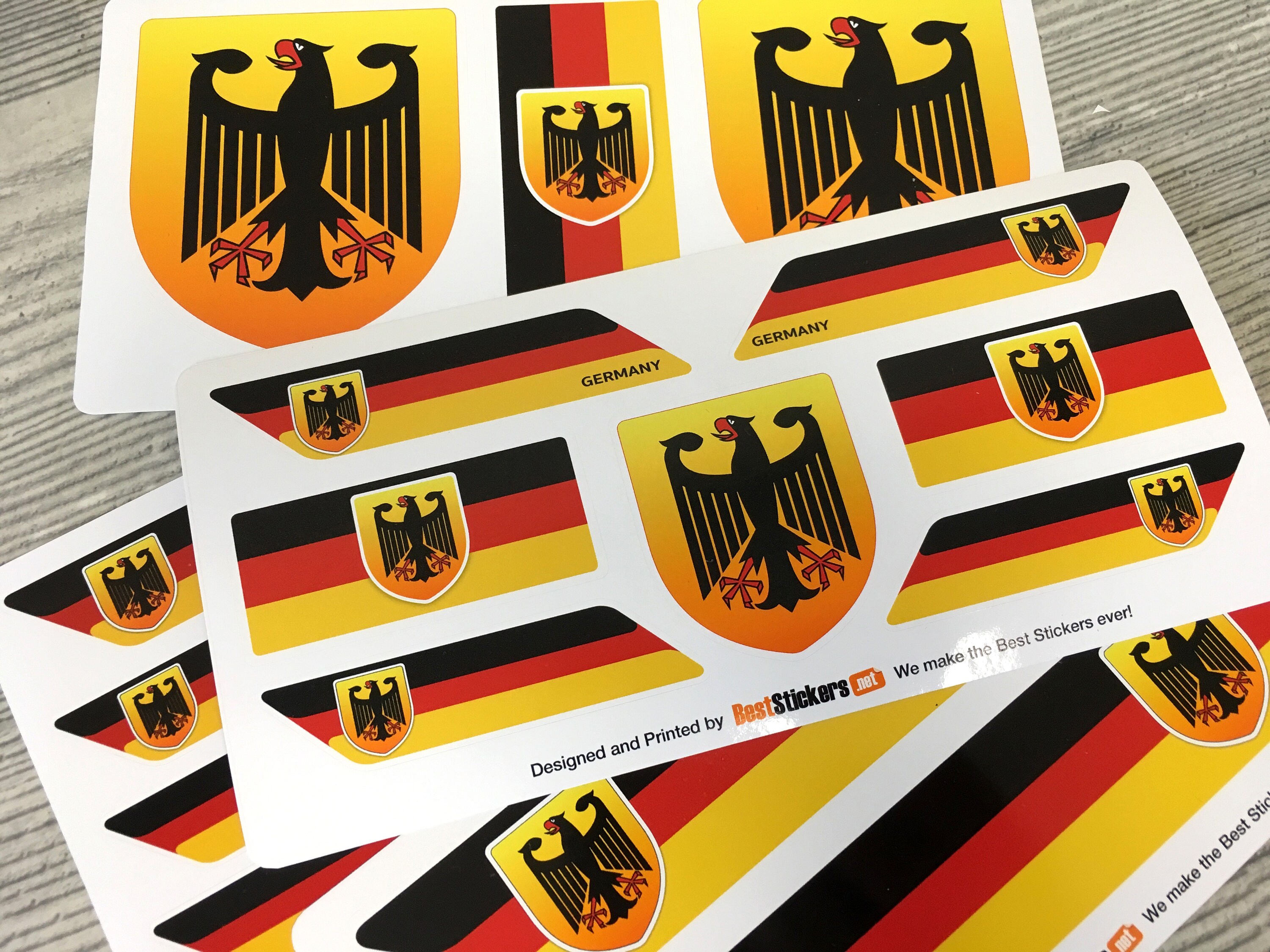 Deutschland Sticker for Sale by NicheBag