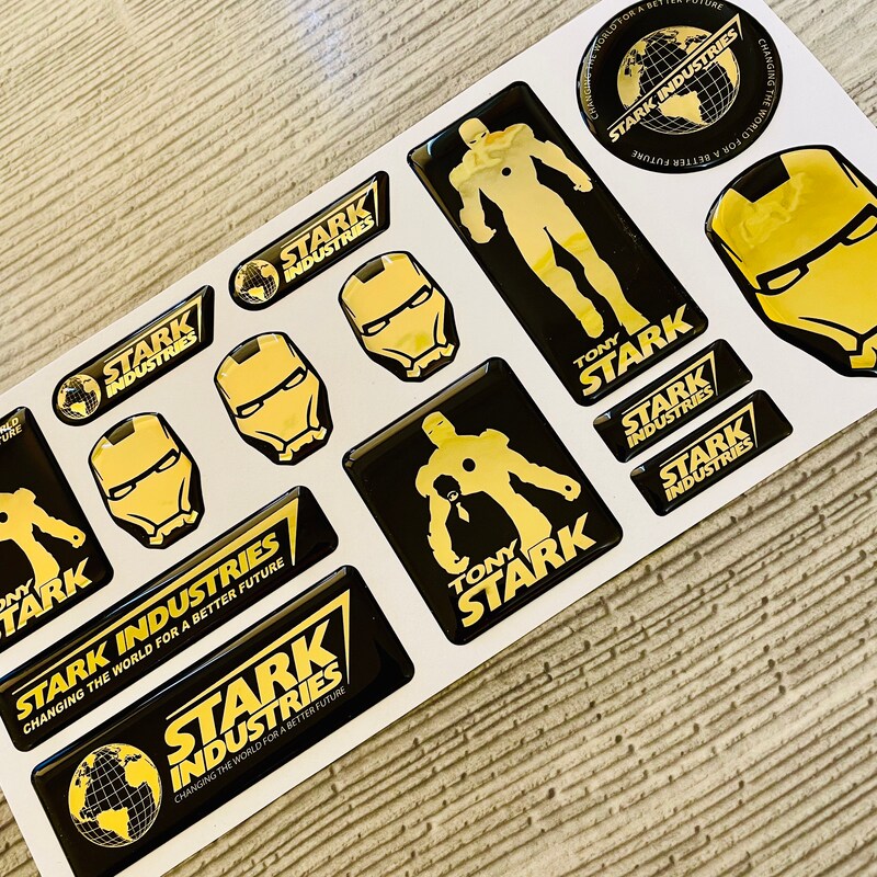 Stark Signature Sticker Stark Industries Decal - Etsy