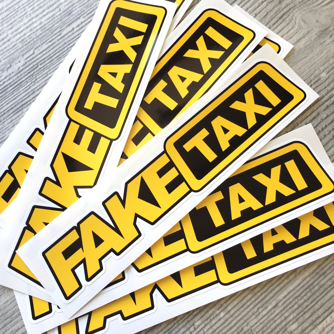 8pcs Fake Taxi Funny Vinyl Decal Stickers for joke/car tuning Etsy 8pcs Fake Taxi Funny Vinyl Decal Stickers for joke/car tuning Etsy