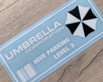 Umbrella Corporation Resident Evil vinyl stickers decal 200x83mm