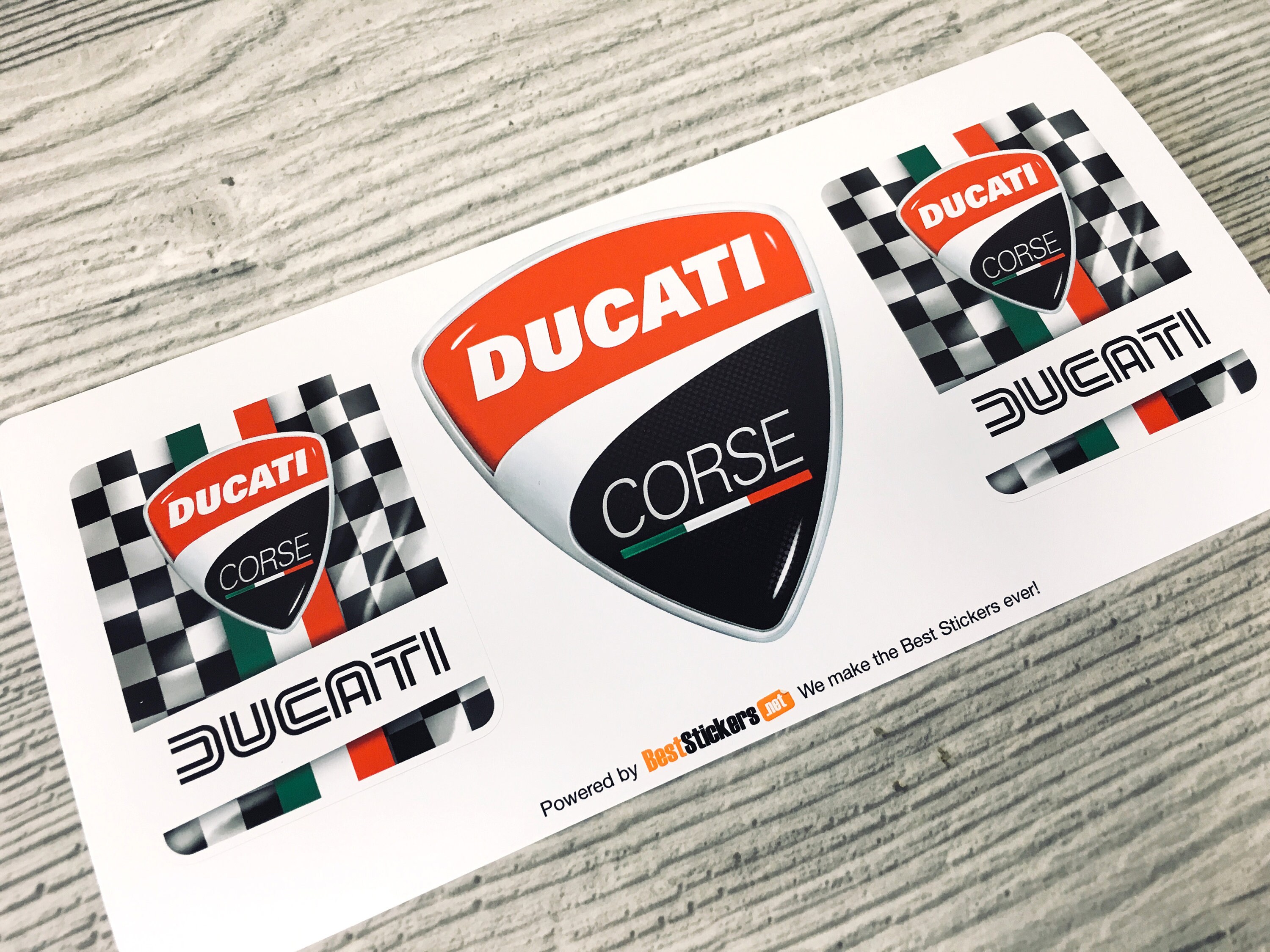 Ducati Performance Carenature Carene Decalcomanie X2 Adesivi In Vinile - Foto 11
