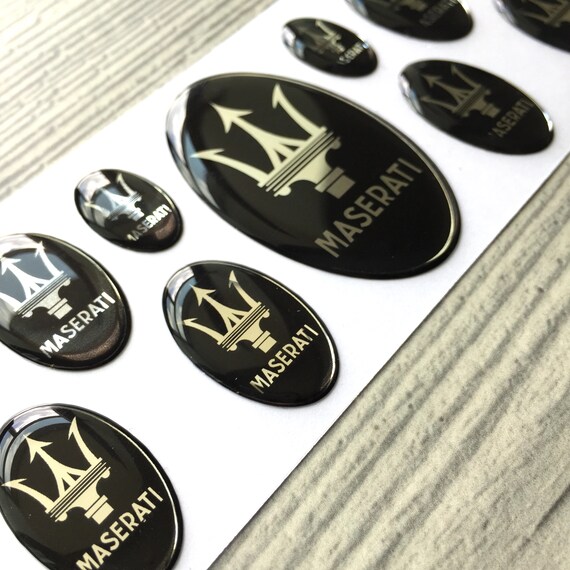 Bavaria German Edition Chrome Emblem with domed decal Car Auto Badge 3D