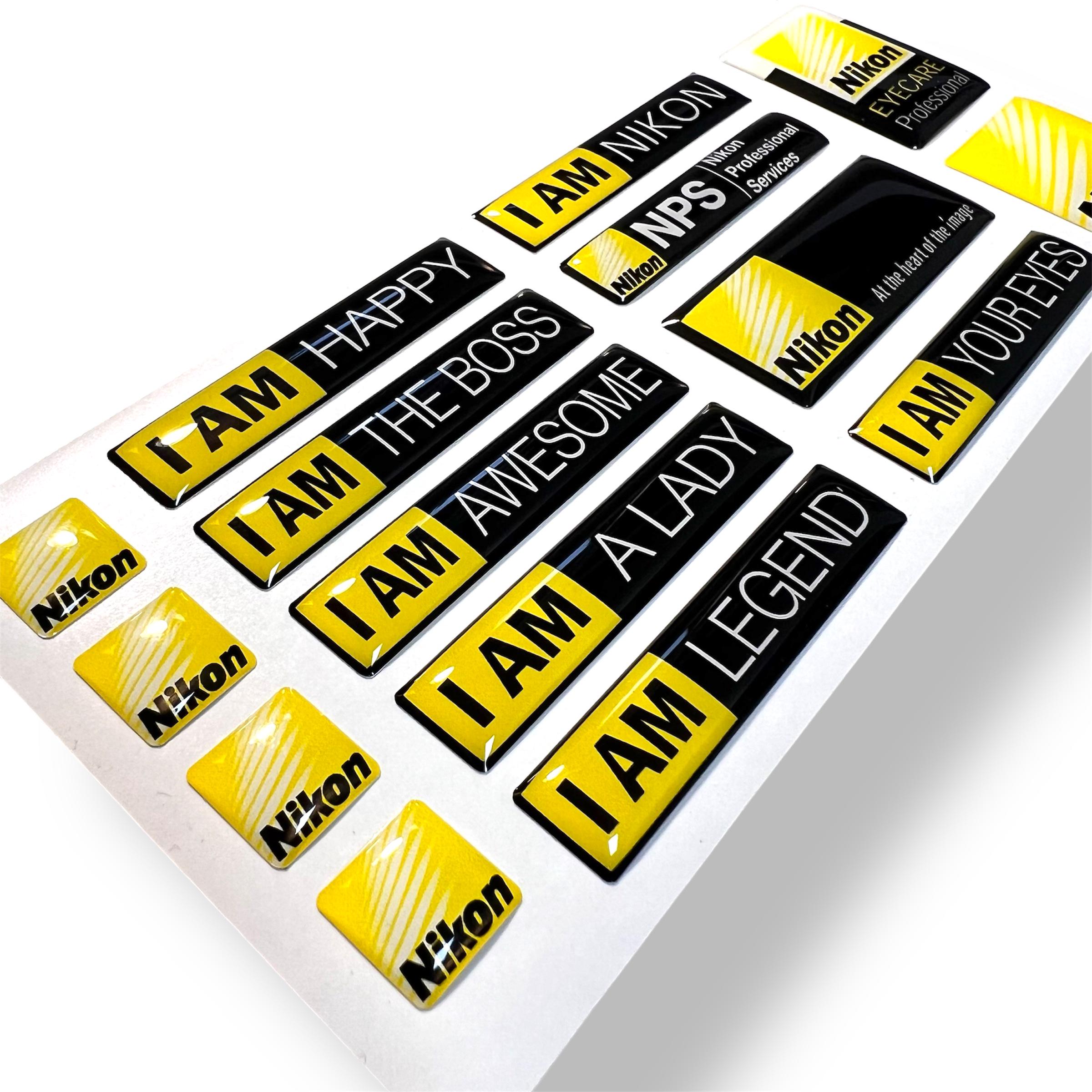 ニコン3Dドームステッカー11枚 - Etsy 日本