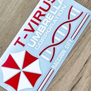 Umbrella Corporation T-VIRUS sticker sticker 190x83mm