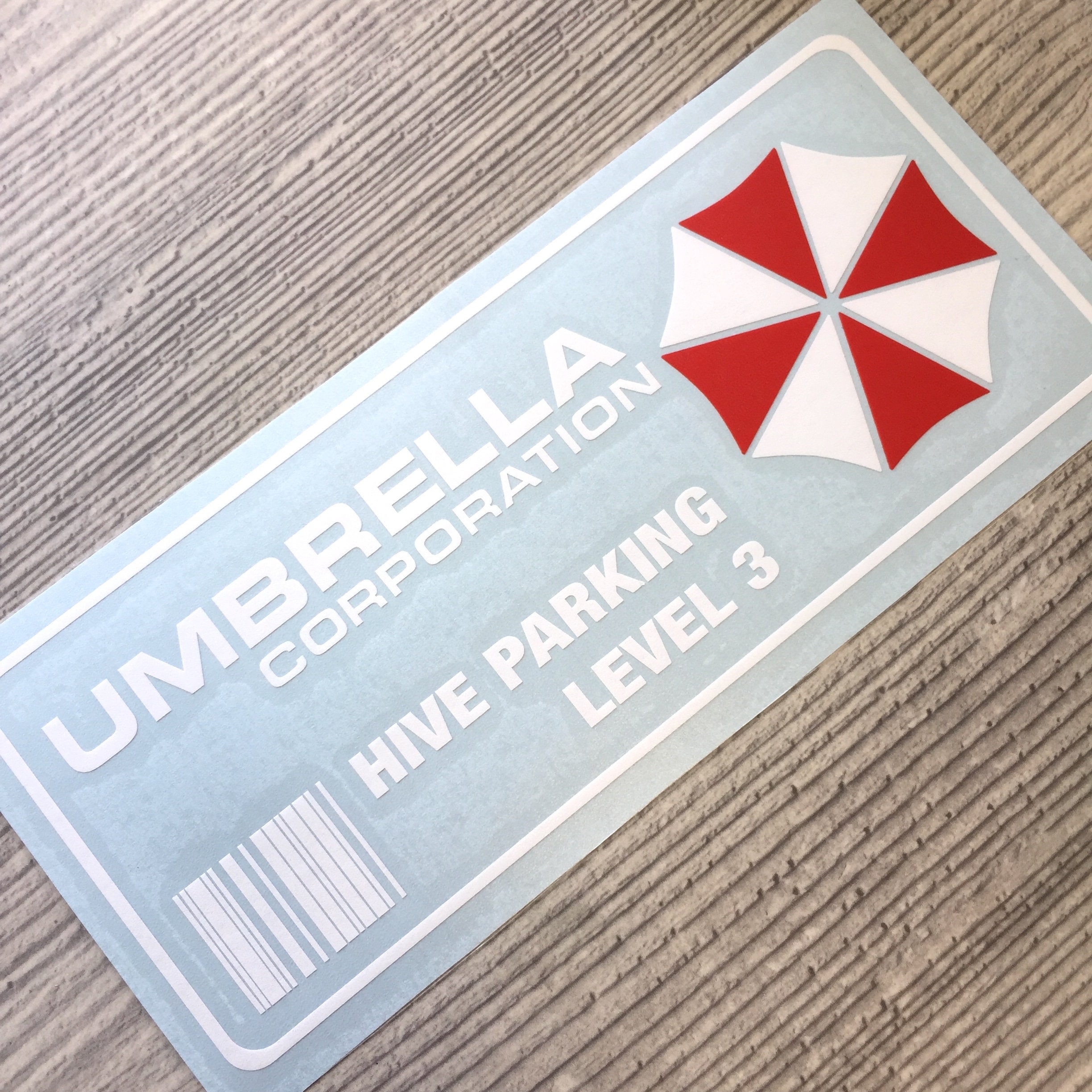 Large Umbrella Corporation Logo Resident Evil Vinyl Decal Sticker 10H x  10W