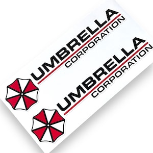 Umbrella Corporation Resident Evil vinyl stickers decal