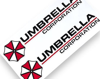 Umbrella Corporation Resident Evil vinyl stickers decal