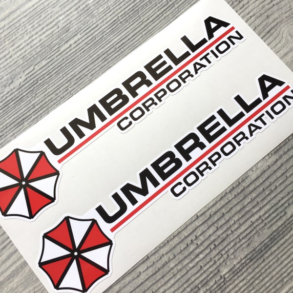 Umbrella Corporation Resident Evil vinyl stickers decal