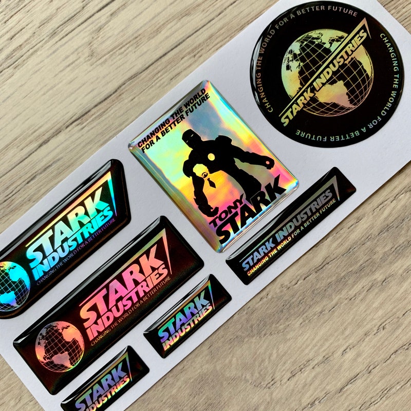Stark Signature Sticker Stark Industries Decal - Etsy