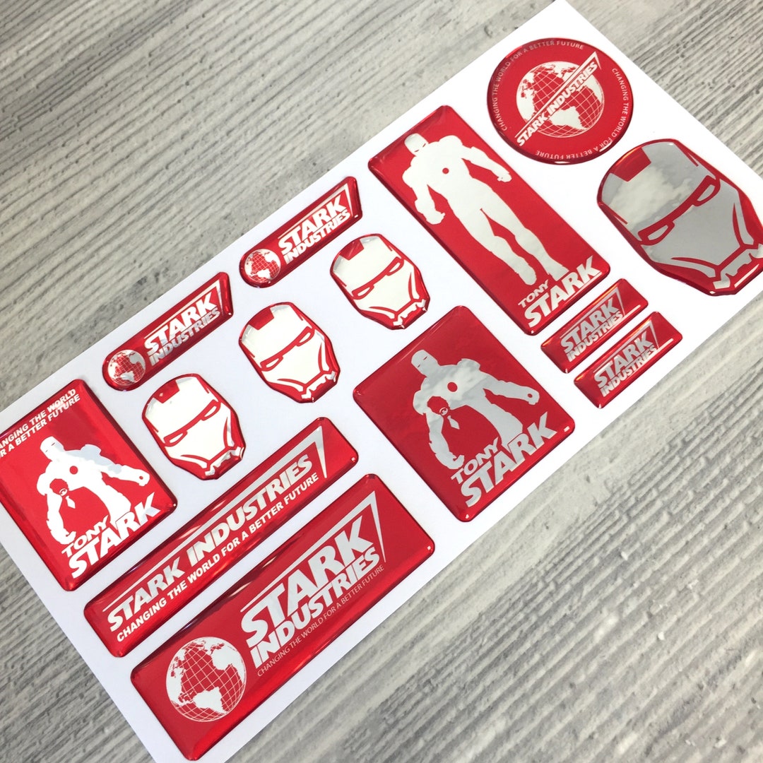 IRON MAN HELMET DECAL / STICKER 22