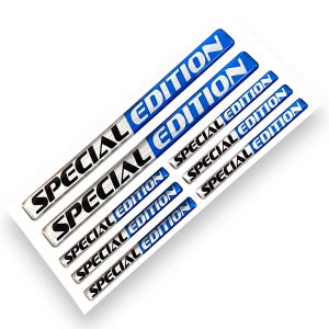 Special Edition 3D Domed epoxy stickers