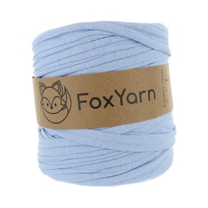 T-shirt Yarn Virgin - Blue - T-Shirt bulky Yarn Fettuccini Zpagetti Knitting Crochet Chunky T Shirt Yarn