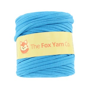 T-shirt Yarn Virgin - Turquoise - T-Shirt bulky Yarn Fettuccini Zpagetti Knitting Crochet Chunky T Shirt Yarn
