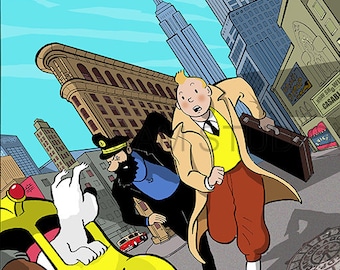 Tintin Takes Manhattan