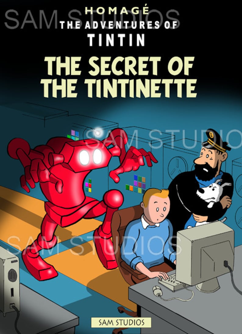 Tintin and the Secret of the Tintinette - Etsy
