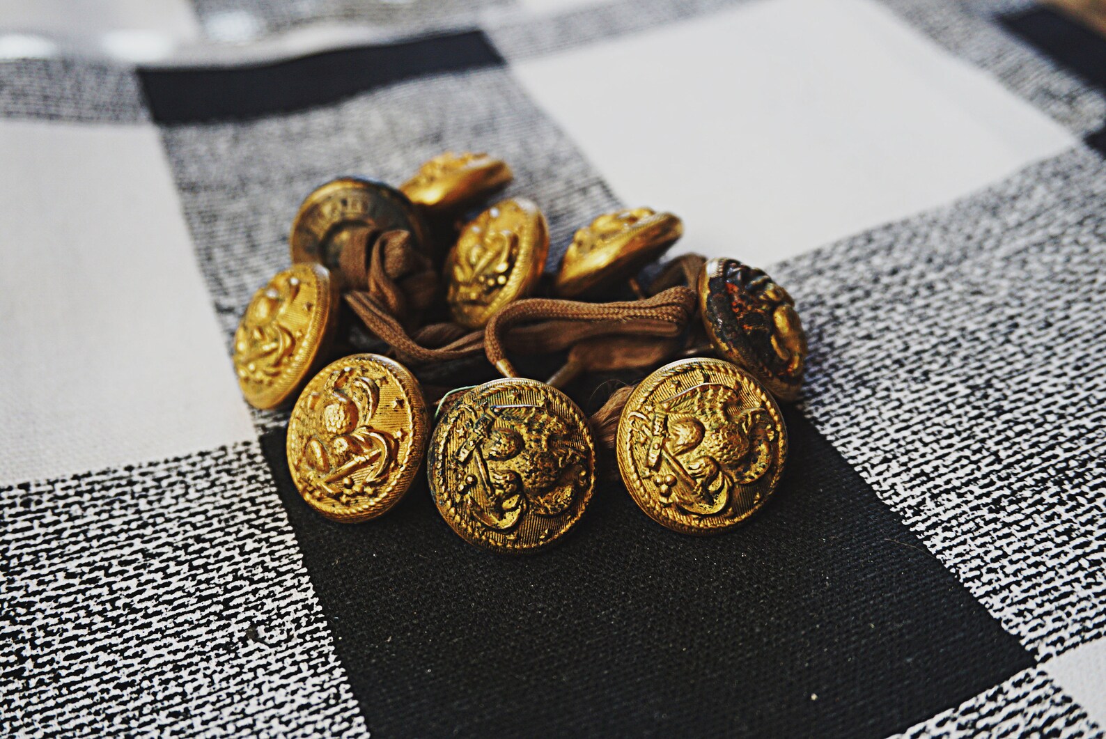 Vintage Jacob Reeds Sons US Naval Buttons 1800's Etsy