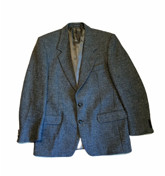 Vintage Harris Tweed Woolen Sport Jacket Blazer Co