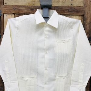 Linen Merida Guayabera - Clasic Beige - Mexican Guayabera