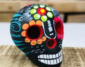 Mexican Sugar Skull - Dia de los Muertos Skull - Day of the Dead Guerrero Skull - Calaverita