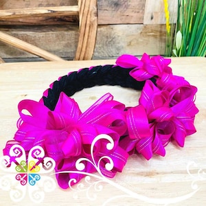 Fuchsia - Folkloric Headband - Mexican Headband - Frida Headband