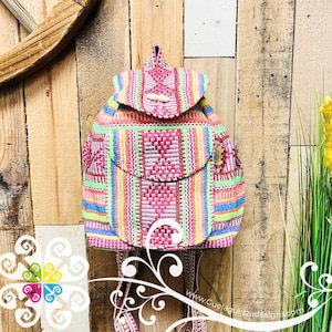 Small Boho Backpack - Mochila - Mexican Backpack