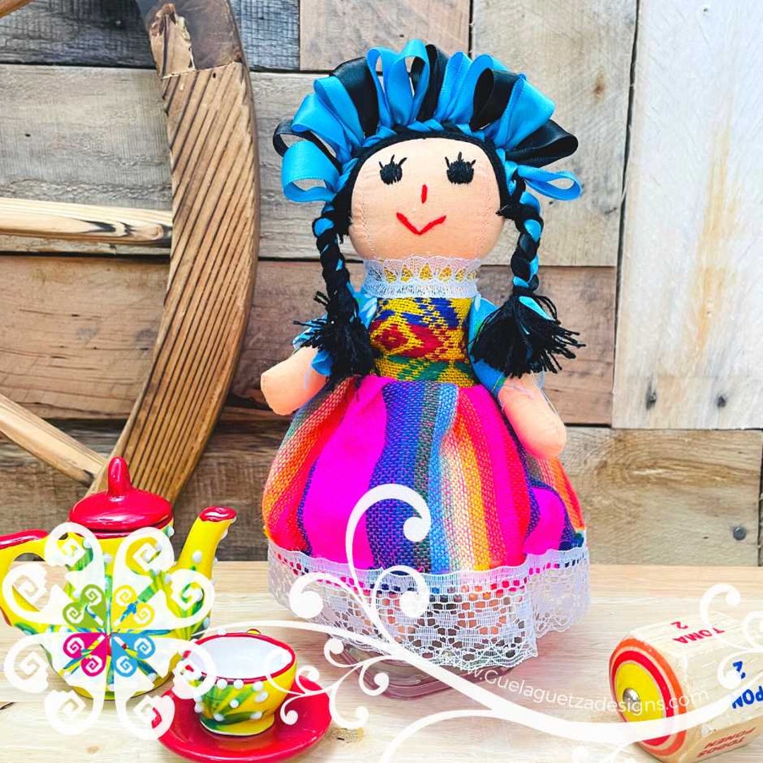 Mini Mexican Otomi Doll Muneca Sencilla Lele Doll - Etsy