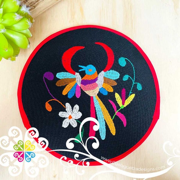 Otomi Fauna Embroidered Tortillero - Tortilla Warmer - Mexican Home Decor