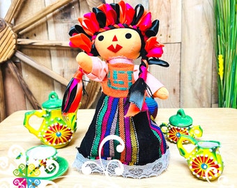 Mini Mexican Otomi Doll - Muneca Sencilla - Lele Doll