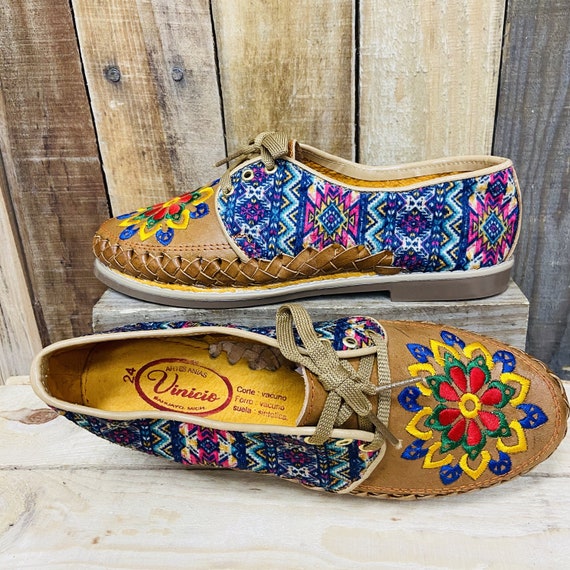 Colorful Geometric Patterned Loafers Gucci Jordaan Orange Horsebit Canvas Loafer - Runway Catalog main image 4