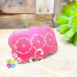 Jicara Hair Barrette Clip - Hand Carved Hair Barrette - Mexican Hair Clip