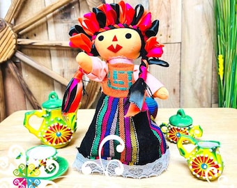 Mini Mexican Otomi Doll - Muneca Sencilla - Lele Doll
