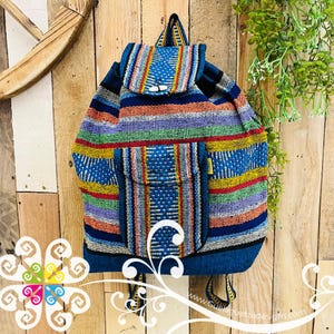 大型メキシカンバックパック - スクールバックパック - プエブラバッグ