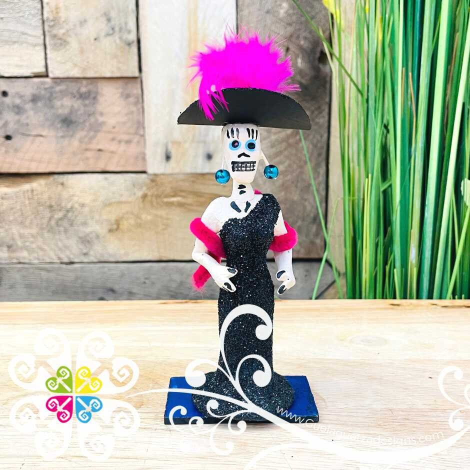 Black Little Clay Catrina Catrina Brillantina Day of the - Etsy Black Little Clay Catrina Catrina Brillantina Day of the - Etsy