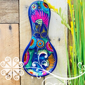 Birds Guerrero - Hand Painted - Spoon Rest