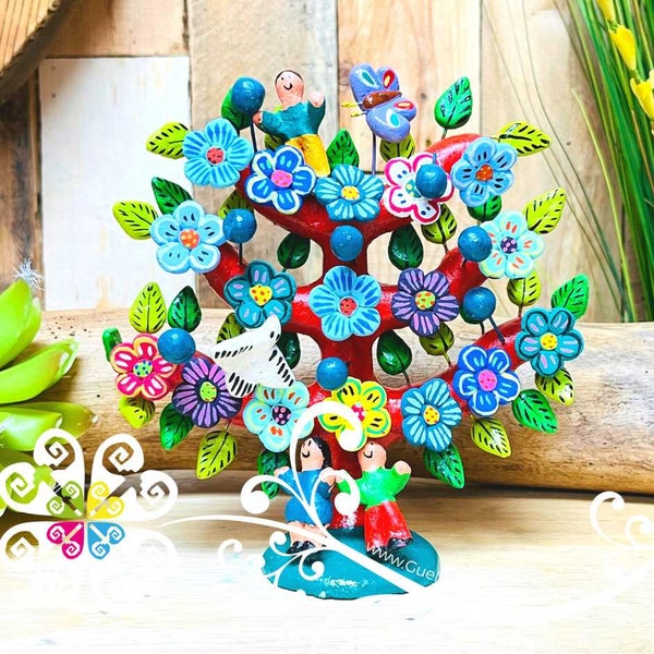 Small Arbol De la Vida - Barro Decor - Tree of Life Decor - Mexican Home Decor