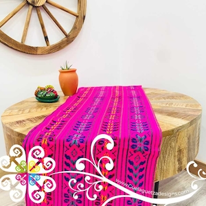 8 Packs Mexican Hand Woven Table Runner,108 x 14 Fiesta Party Supplies,  Fringe Cotton Serape for Cinco de Mayo Party Wedding Decorations 