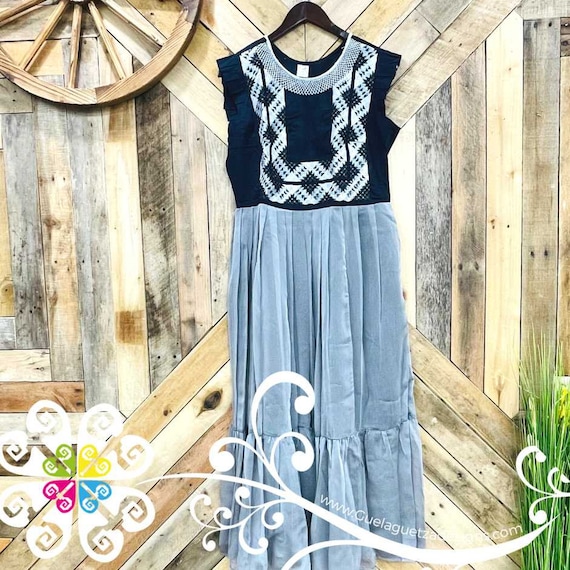 sachin and babi light blue dress Mexican Formal Dress