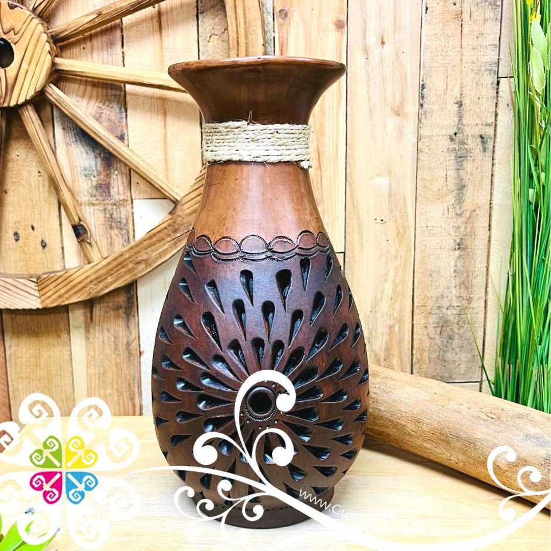 Flower Vase - Barro Vidriado Oaxaca main image 1