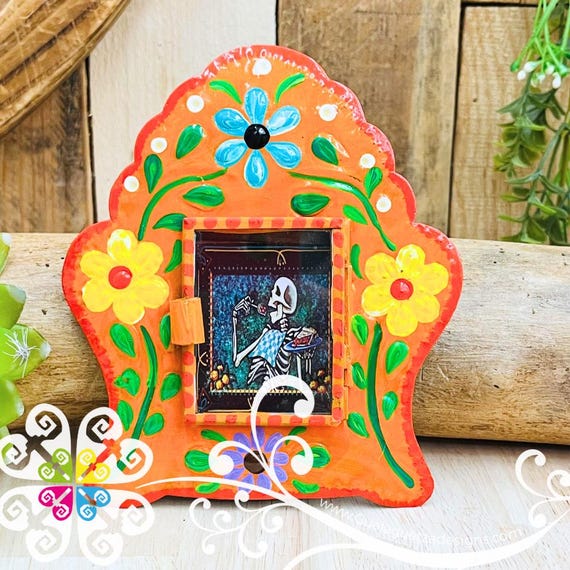 額縁セット　メキシコ Medium Day of the Dead Nicho Frame - Hojalata San Miguel