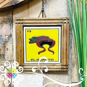 El Gorrito - Loteria Wall Art - Mexican Home Decor
